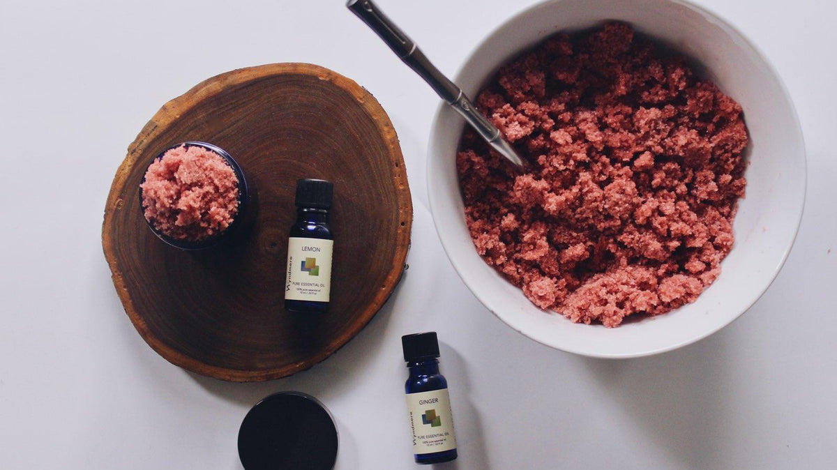 Lemon Ginger Sugar Scrub - Wyndmere Naturals