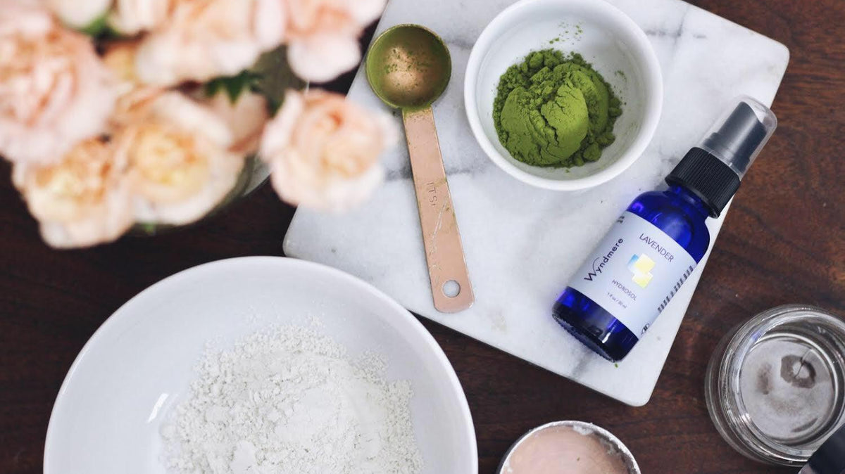 Matcha & White Clay Mask (Lavender Hydrosol) - Wyndmere Naturals