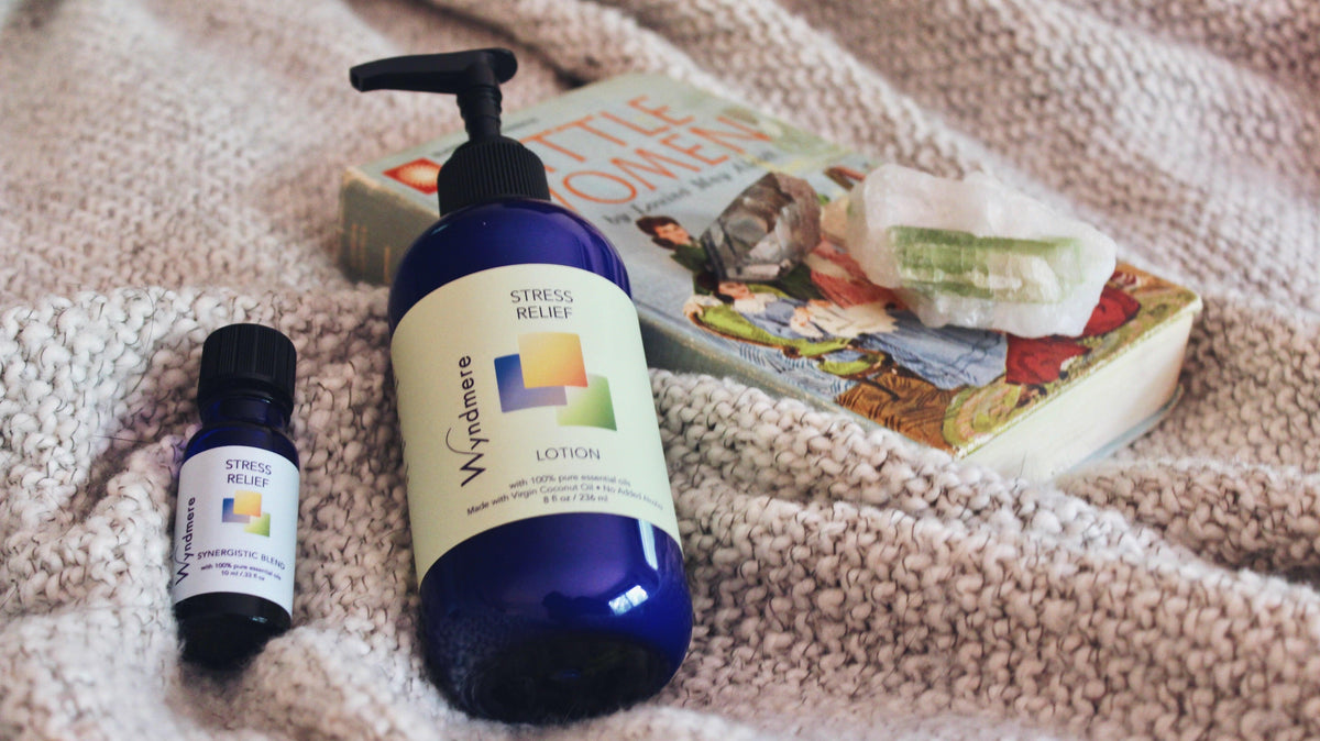 Self care with Stress Relief and a good book - Wyndmere Naturals