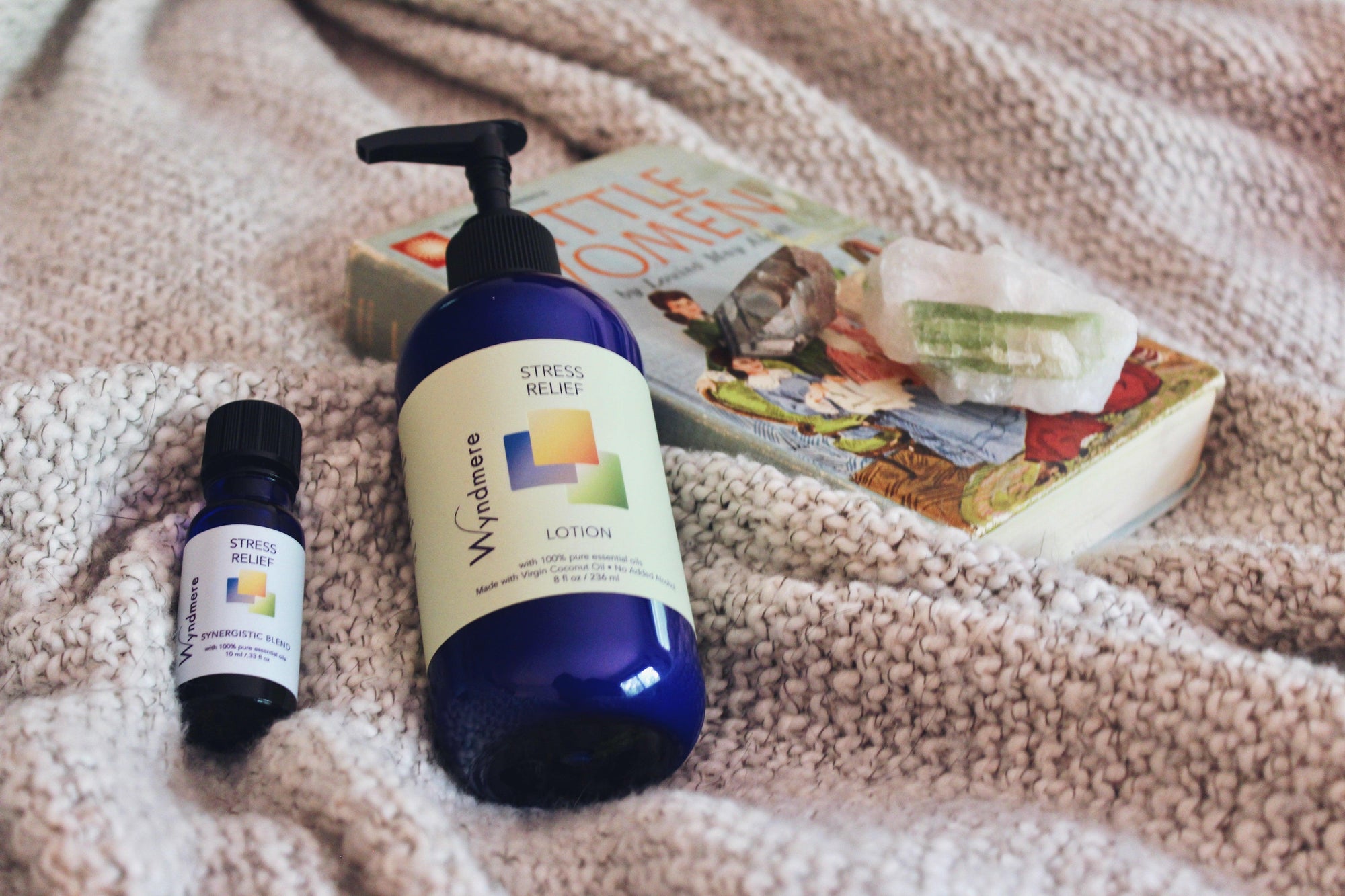 Self care with Stress Relief and a good book - Wyndmere Naturals