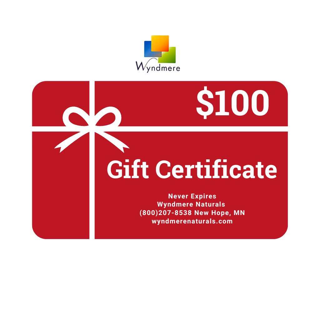 Wyndmere $100 Holiday Gift Card(Red White)