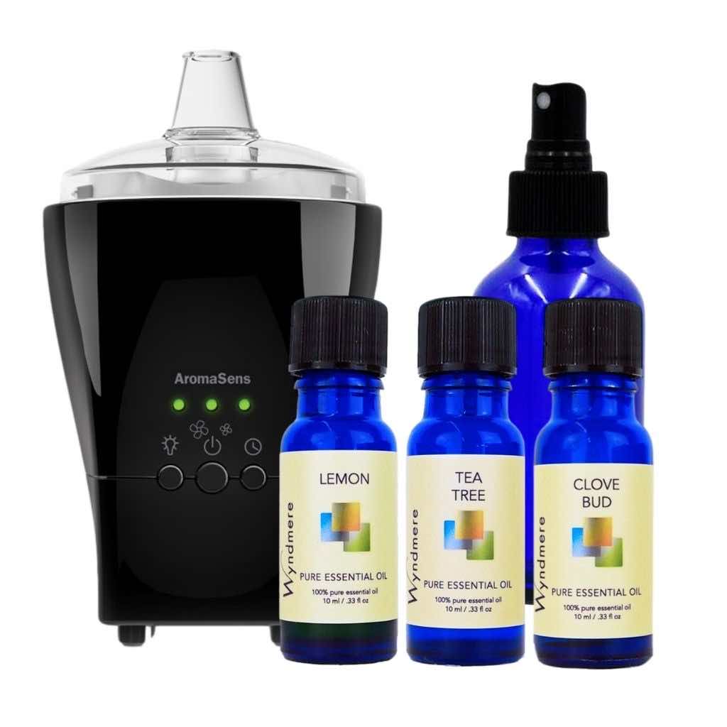 Wyndmere - Everyday Clean Shower Oils 4oz Glass Mister AromaSens