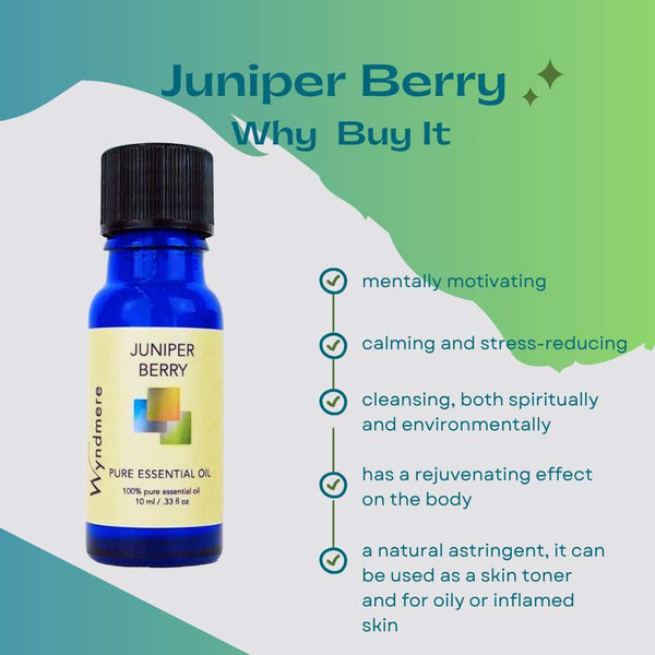 Juniper Berry Essential Oil - Detoxifying Purification & Joint