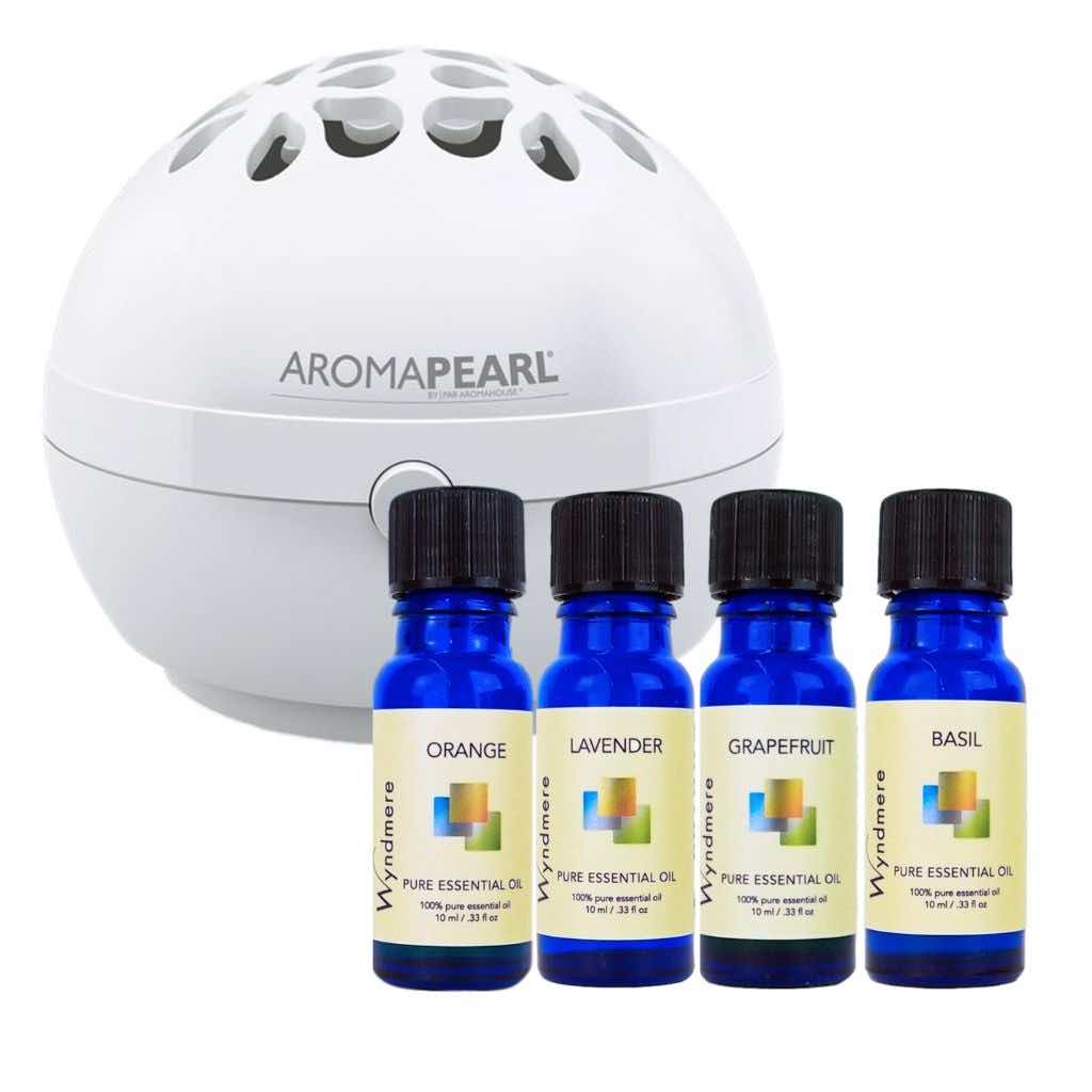 Wyndmere - Orange All Purpose Cleaner Oils 4oz Glass Mister AromaPearl White
