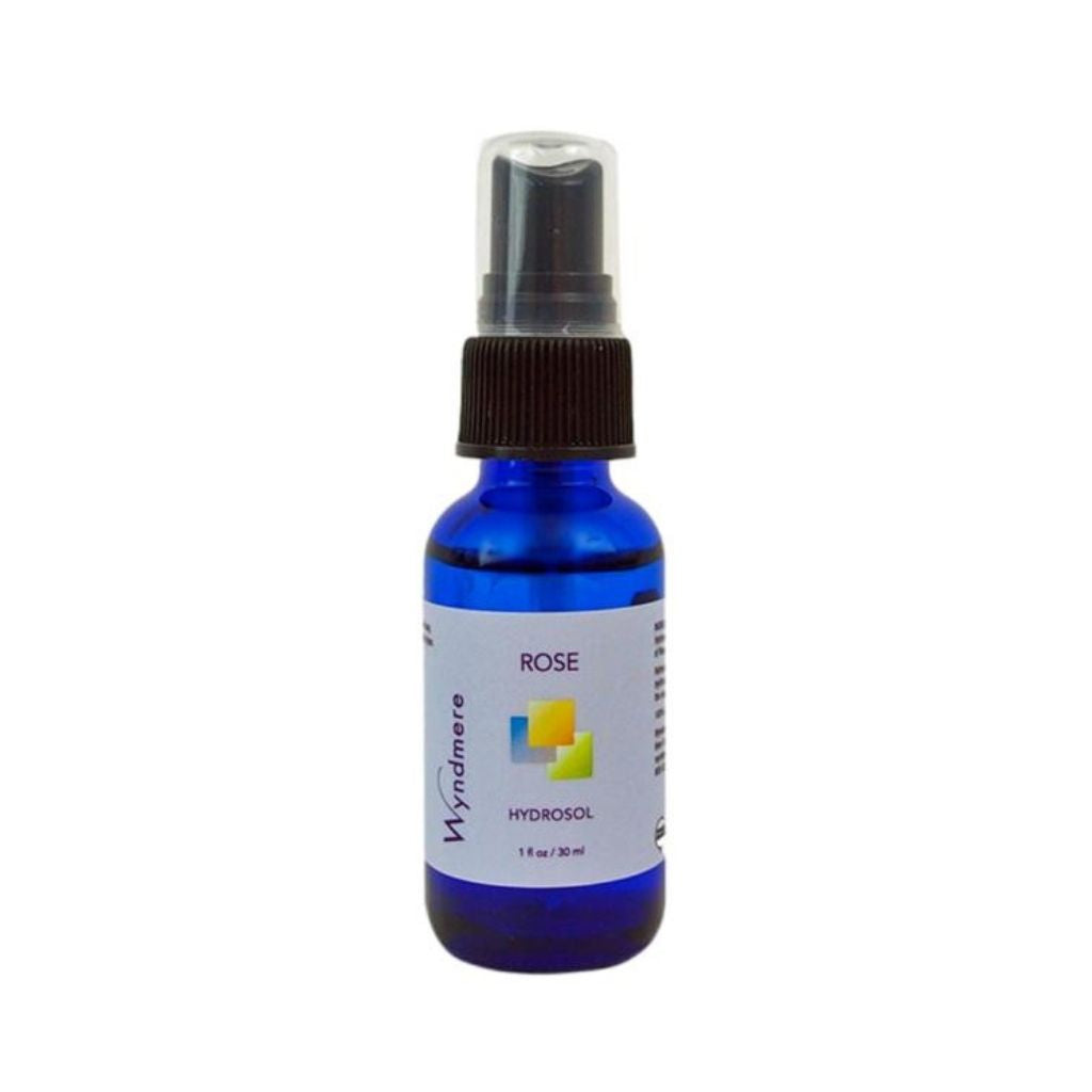 Bottle of Wyndmere Rose hydrosol floral water