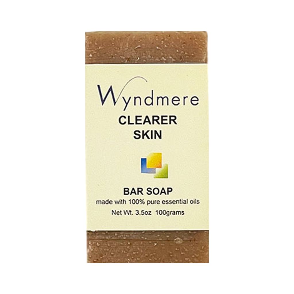 Artisan crafted bar of Clearer Skin soap for your daily skincare regimen
