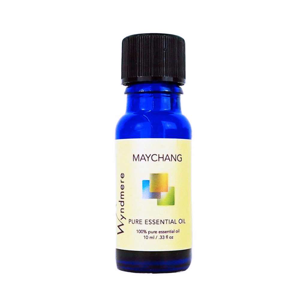 May Chang (Litsea cubeba) - 10ml bottle of Wyndmere May Chang Essential Oil that has a sweet, spicy, lemony aroma