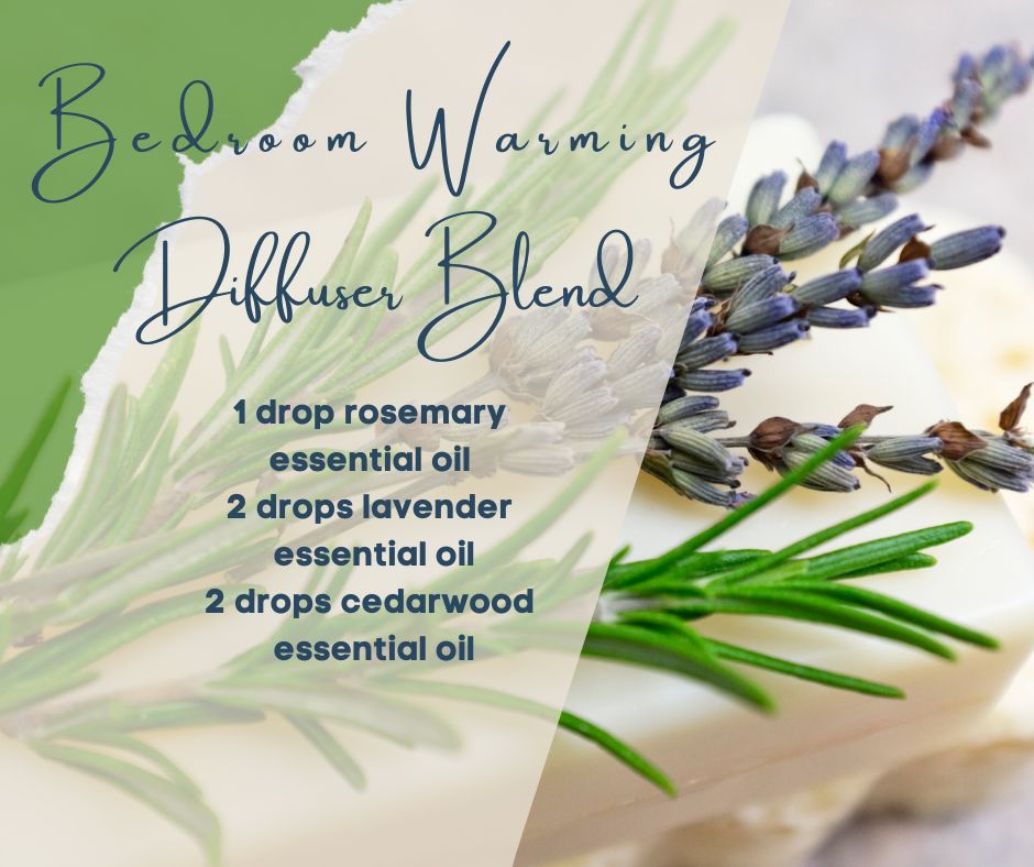 Bedroom Warming Diffuser Blend recipe card