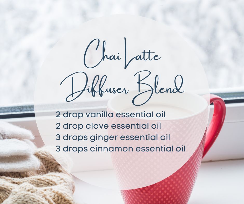Chai Latte Diffuser Blend recipe card