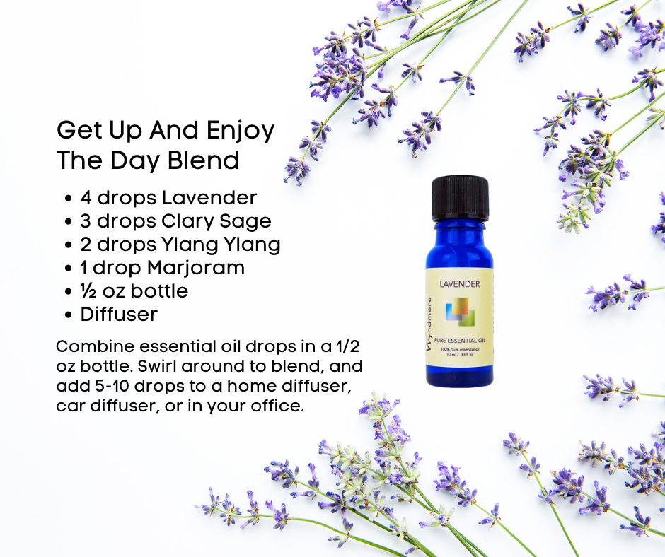 Get Up And Enjoy The Day Blend recipe card