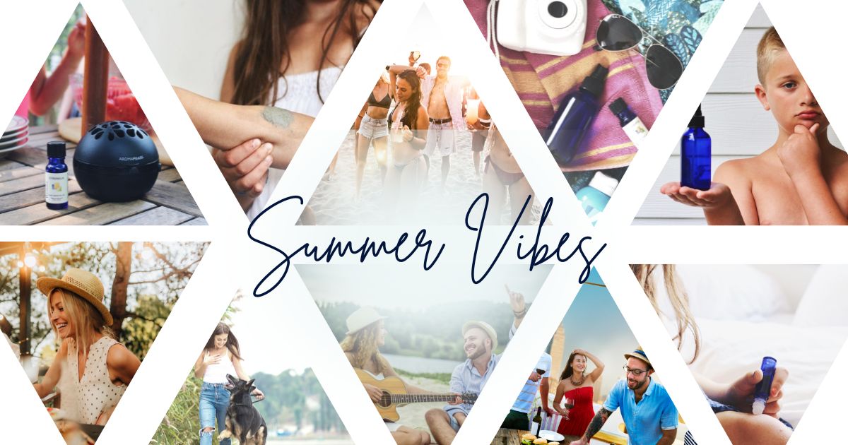 Collage of people enjoying the outdoors.