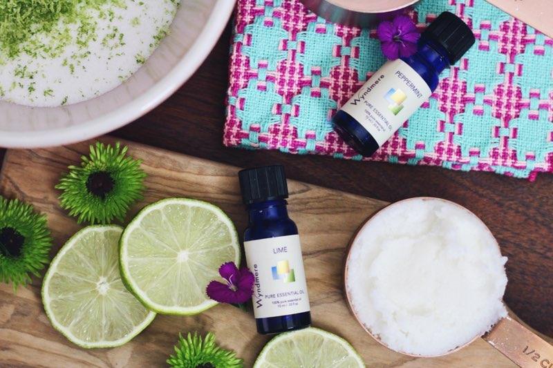 Coconut Lime & Mint Sugar Scrub - Wyndmere Naturals