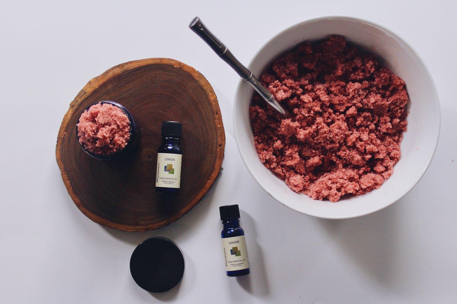 Lemon Ginger Sugar Scrub - Wyndmere Naturals