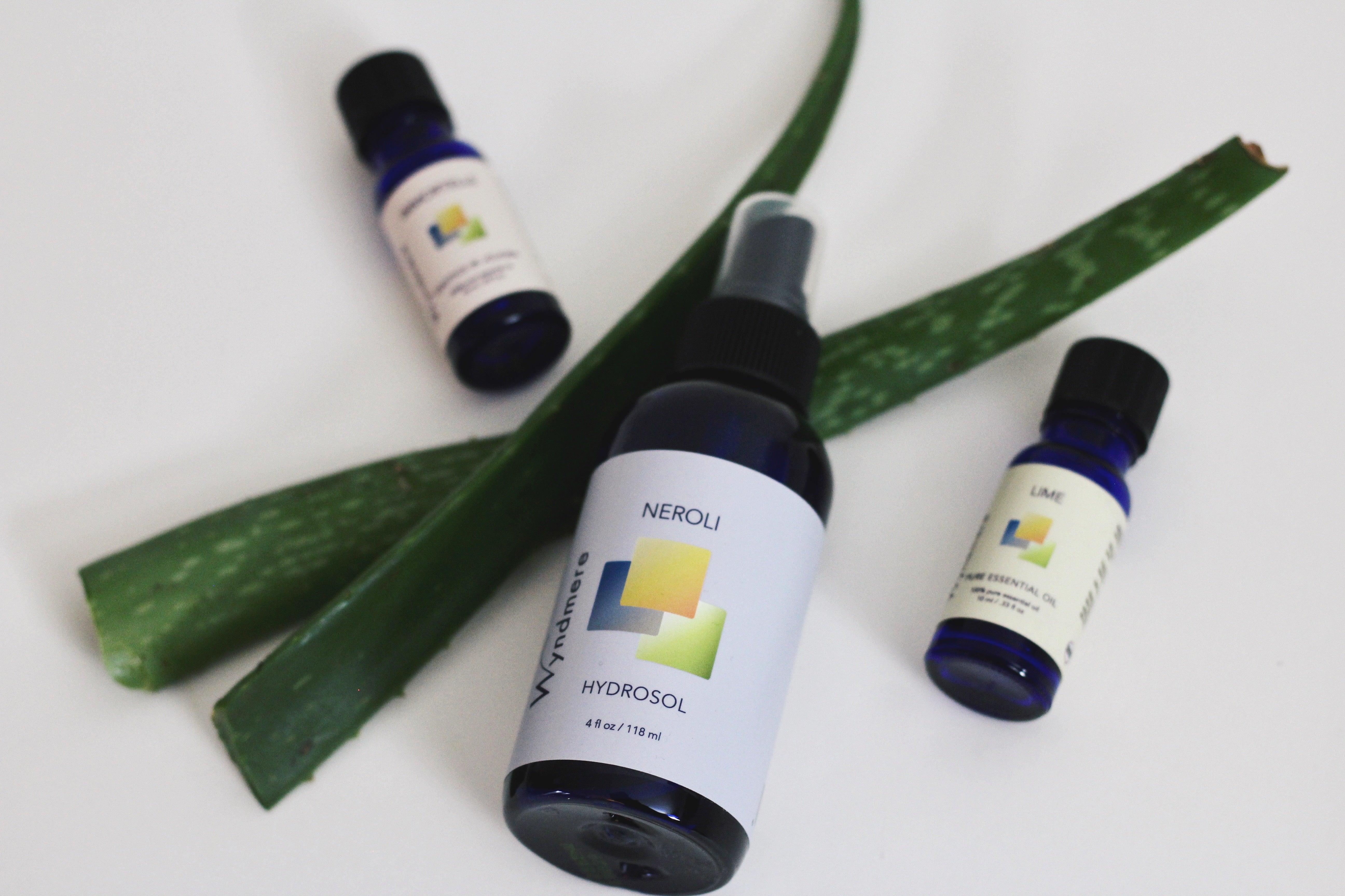 Neroli Hydrosol with Aloe Vera, Immortelle & Lime Face And Body Mist - Wyndmere Naturals