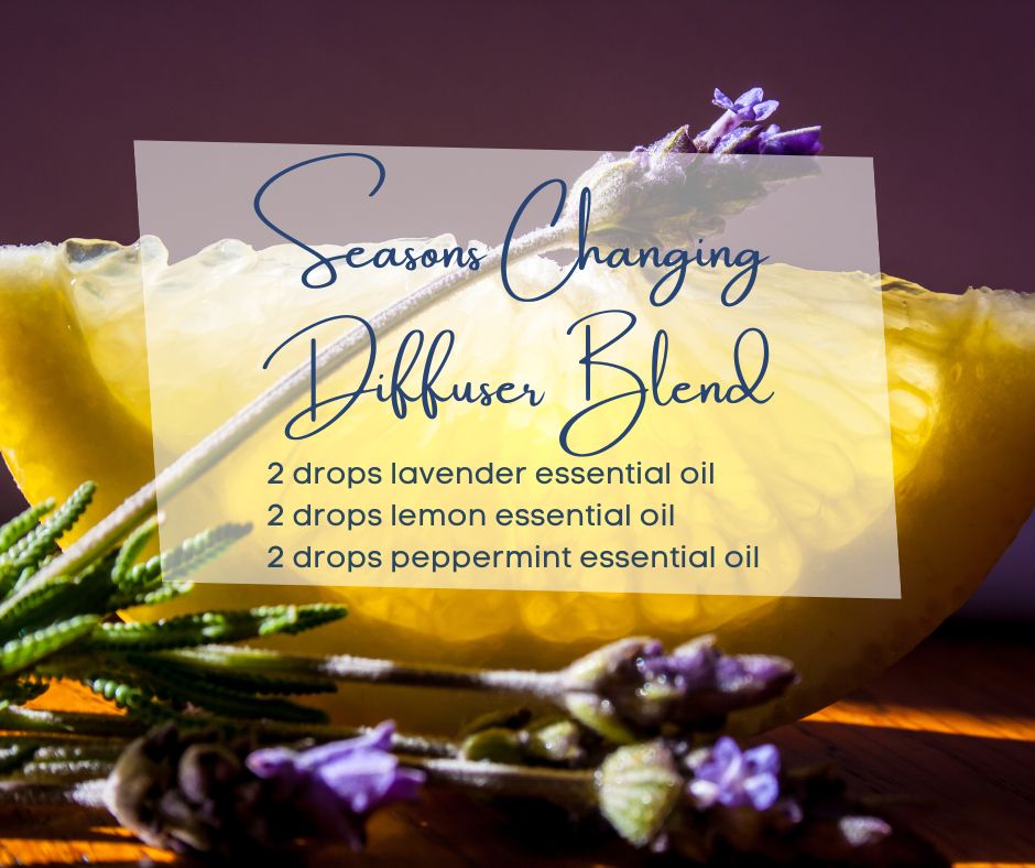 Seasons Changing Diffuser Blend recipe card