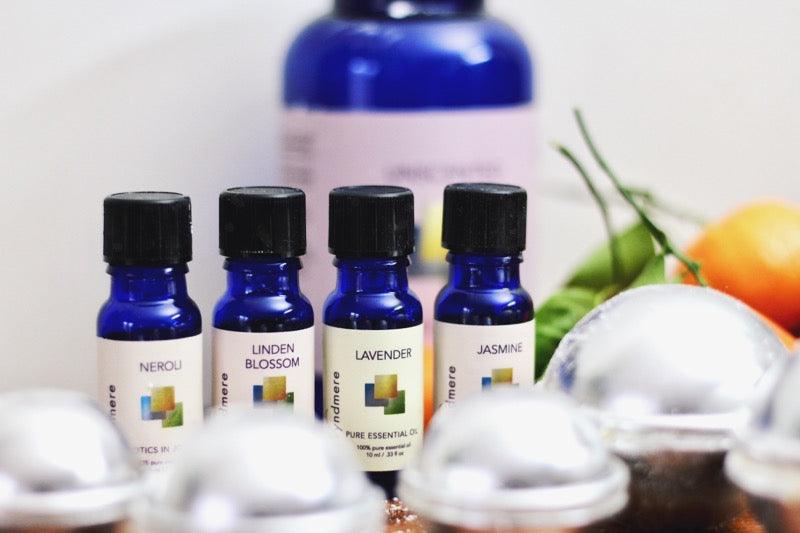 homemade bath bombs using essential oils and other natural ingredients