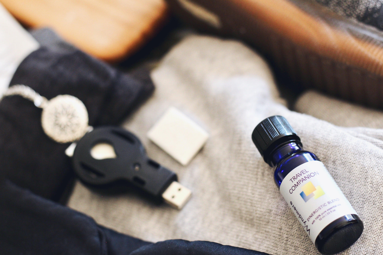 Essential oil blend for traveling