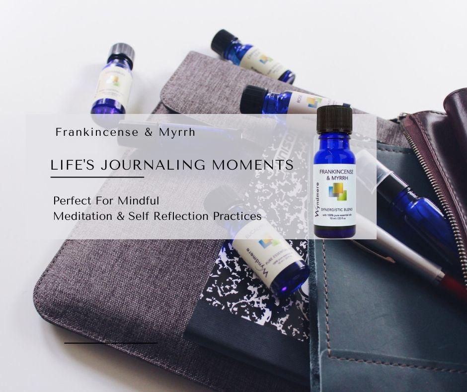 Essential Oils & Blends to Reduce Stress and Anxiety with Frankincense and Myrrh.