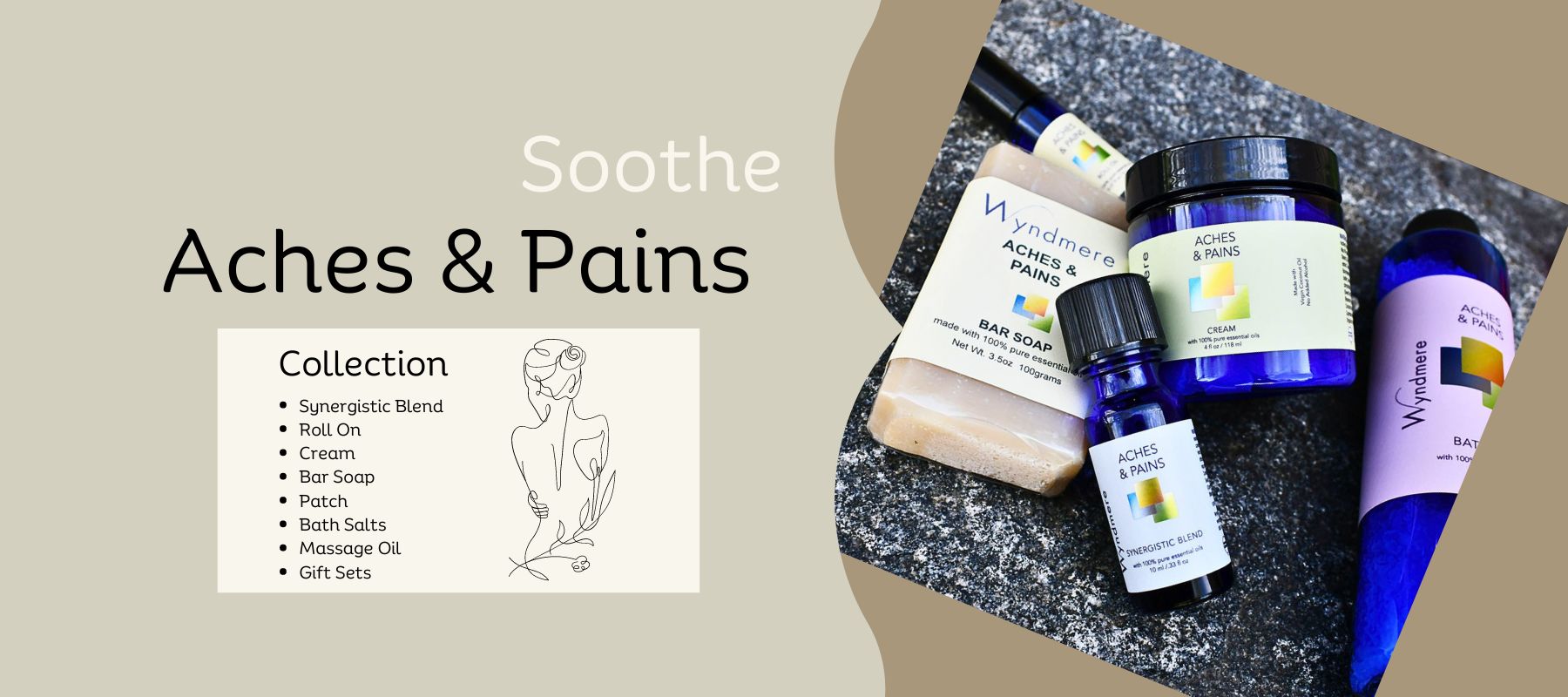 Wyndmere products containing Aches & Pains Collection