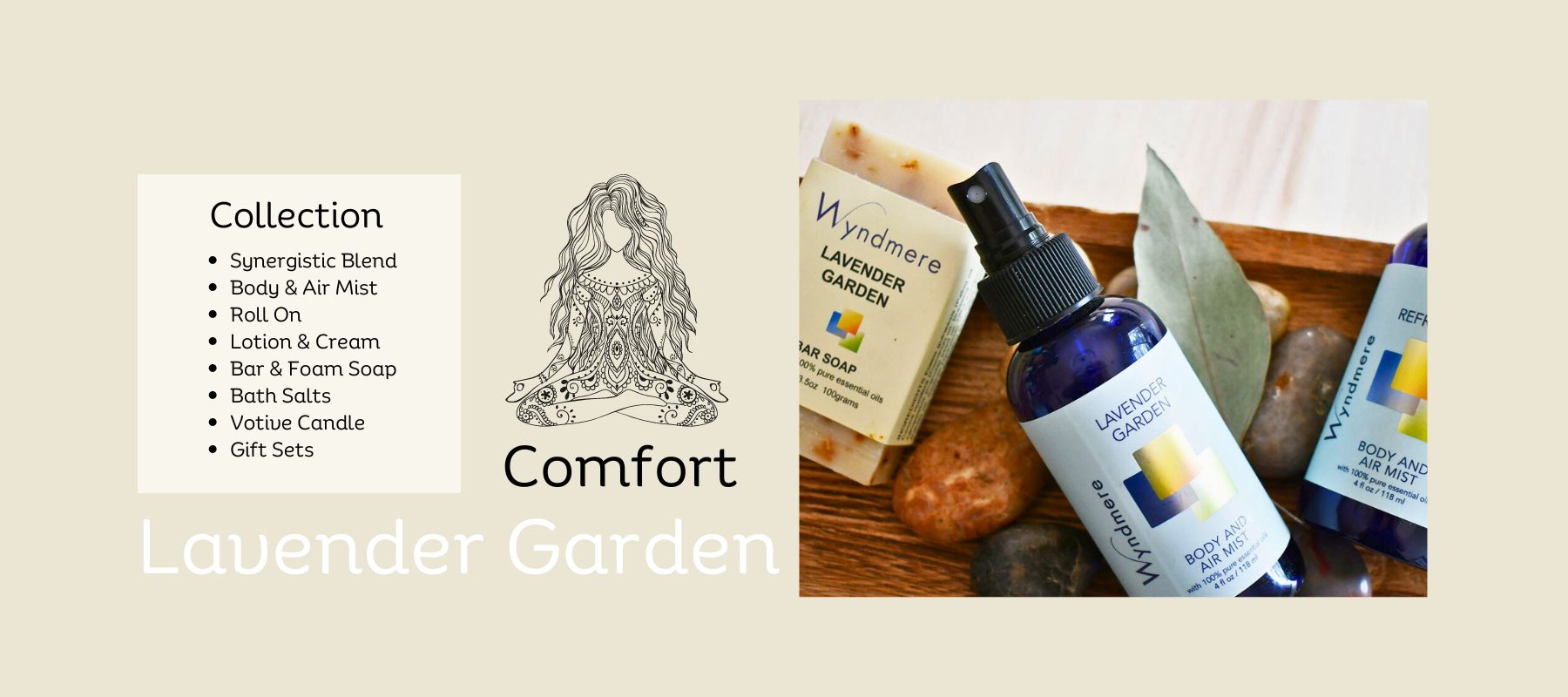 Wyndmere products with Lavender Garden 