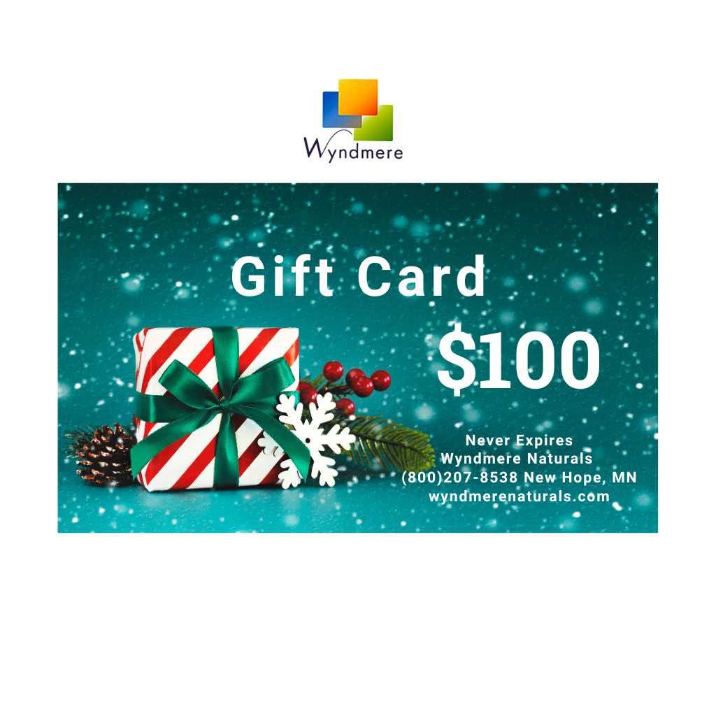 Wyndmere $100 Holiday Gift Card( Red + Stripe Present)