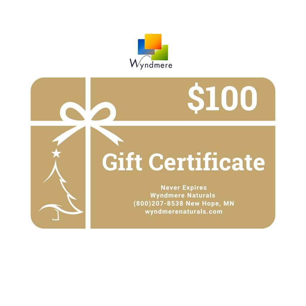 Wyndmere $100 Holiday Gift Card( Gold & White) 