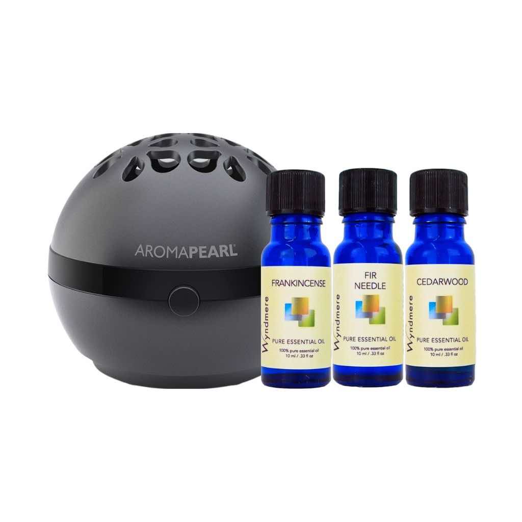 Wyndmere Frankincense, Fir Needle, Cedarwood, Black AomaPearl Diffuser