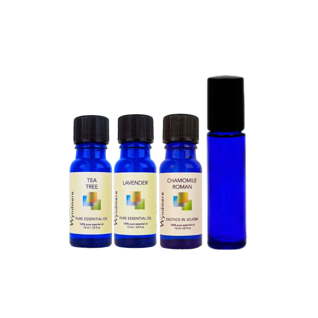 Wyndmere Tea Tree, Lavender, Chamomile Essential Oil, Roll-on Bttle