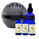 Wyndmere - Everyday Clean Shower Oils 4oz Glass Mister AromaPearl Black