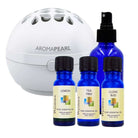 Wyndmere - Everyday Clean Shower Oils 4oz Glass Mister AromaPearl White