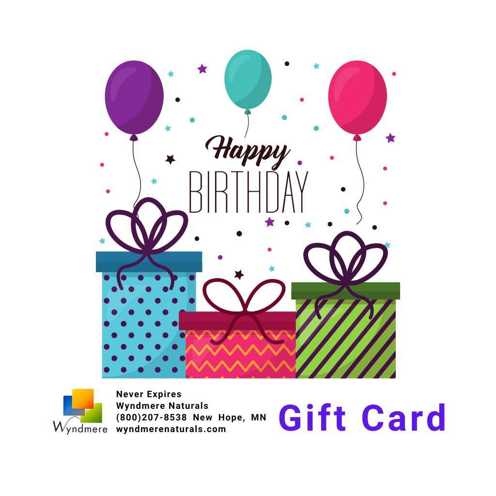 Wyndmere Happy Birthday Balloon Gift Card