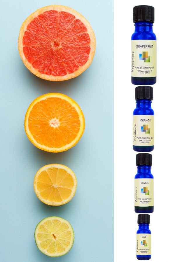 Featured Citrus Summer Scent Wyndmere essential oils of grapefruit, orange, lemon, and lime - Wyndmere 