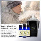 Wyndmere - Scarf Weather Diffuser Blend Recipe. Orange, frankincense, and ginger essential oils with an AromaSens diffuser.