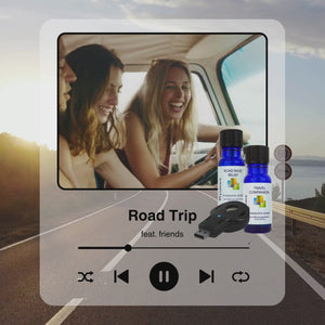 Wyndmere Travel Companion Blend, Road Rage Blend, AromaKey USB Diffuser-Road Trip