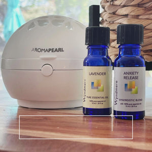 Wyndmere Anxiety Release Blend, Lavender Essential Oil, AromaPearl Diffuser-Accept What You Cannot Control