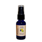 1oz cobalt blue bottle of Aches & Pains Massage Oil