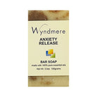 Handcrafted, hand-cut bar of Wyndmere Anxiety Release soap