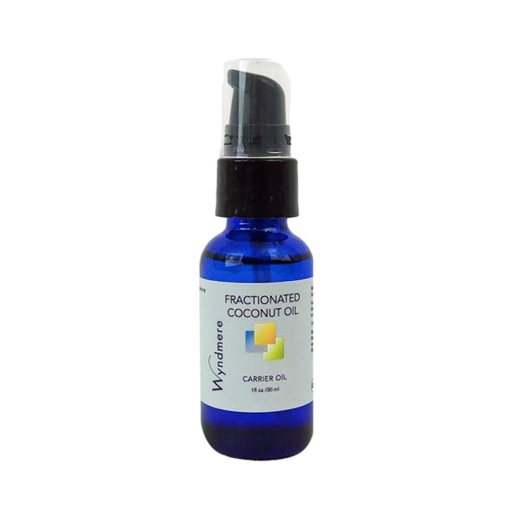 30ml/1oz cobalt blue bottle of Fractionated Coconut Oil