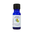Wyndmere Defend Naturally essential oil blend in a blue bottle