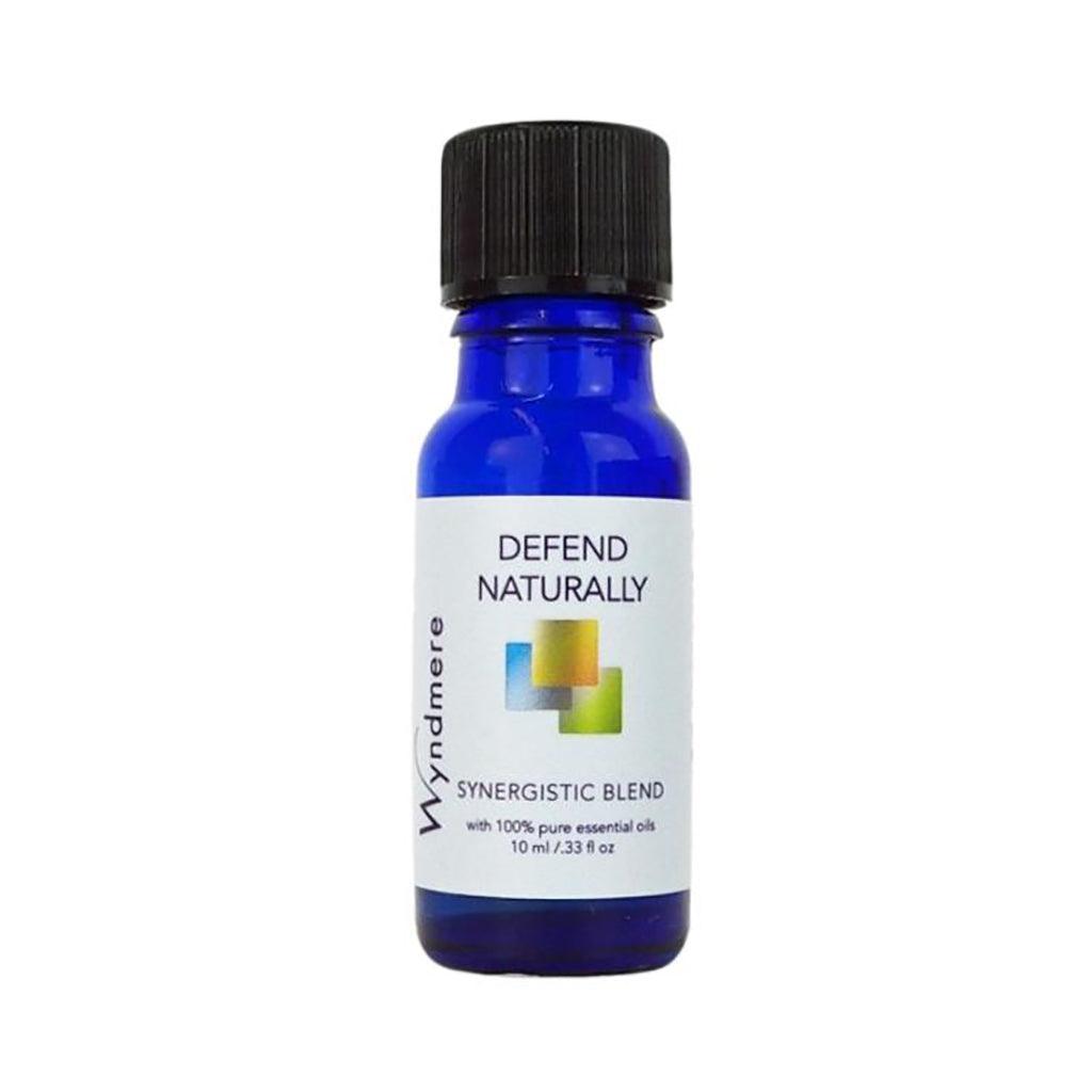Defend Naturally essential oil blend in a blue bottle - a mixture of essential oils to help support your immune system