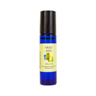 An 8ml cobalt blue roll-on bottle of Wyndmere Head Aide blend