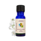 Jasmine flowers with Wyndmere Jasmine Oil diluted in Jojoba in a 10ml cobalt blue bottle