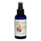 Less Stress Pet Mist 4 oz in a cobalt blue bottle with mister.
