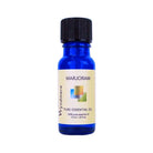 Marjoram - 10ml cobalt blue bottle of Wyndmere Marjoram Essential Oil that has a warm, herbal aroma