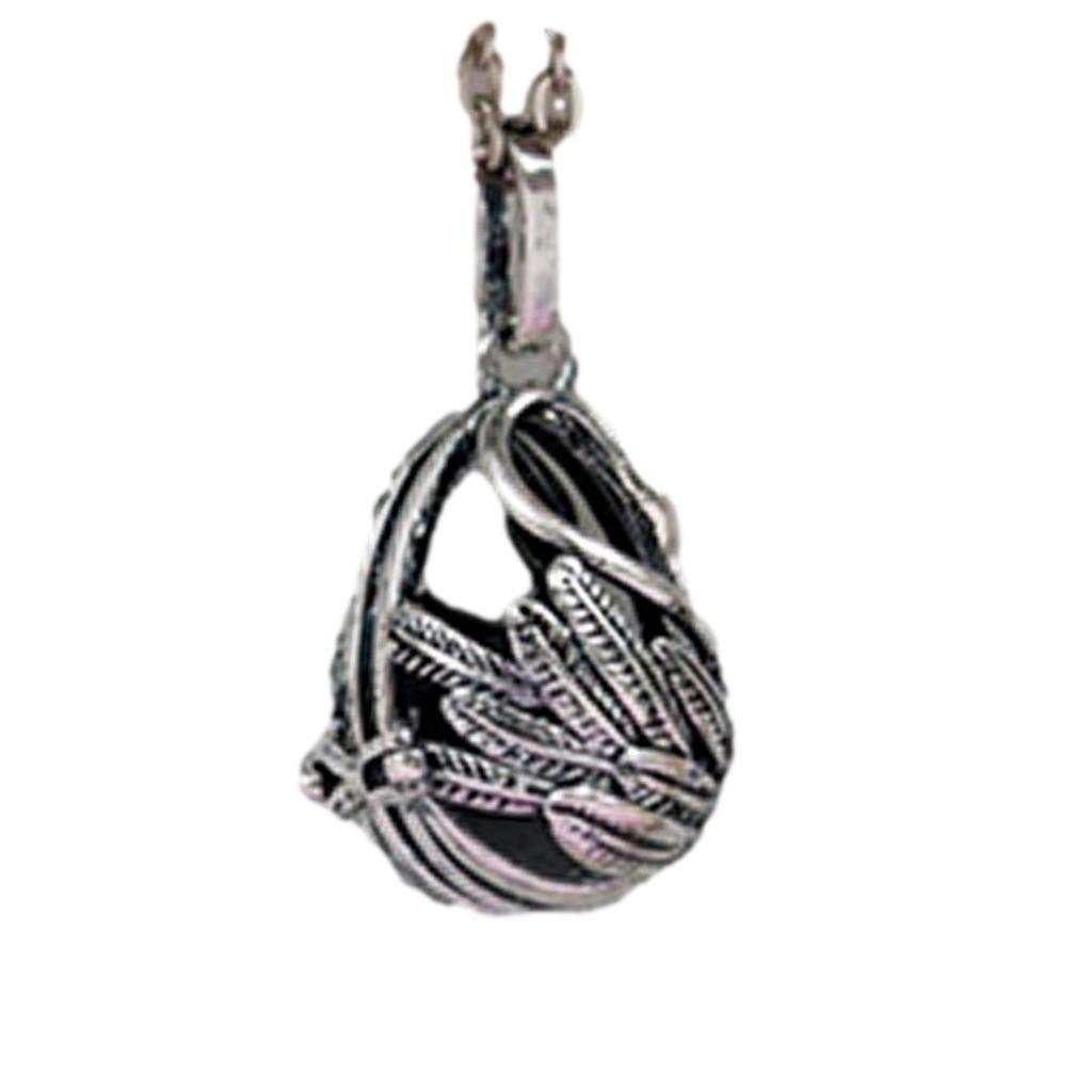 aromatherapy necklace with silver swan shaped locket pendant on a silver chain