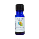 Wyndmere Road Rage Relief essential oil blend in a cobalt blue bottle