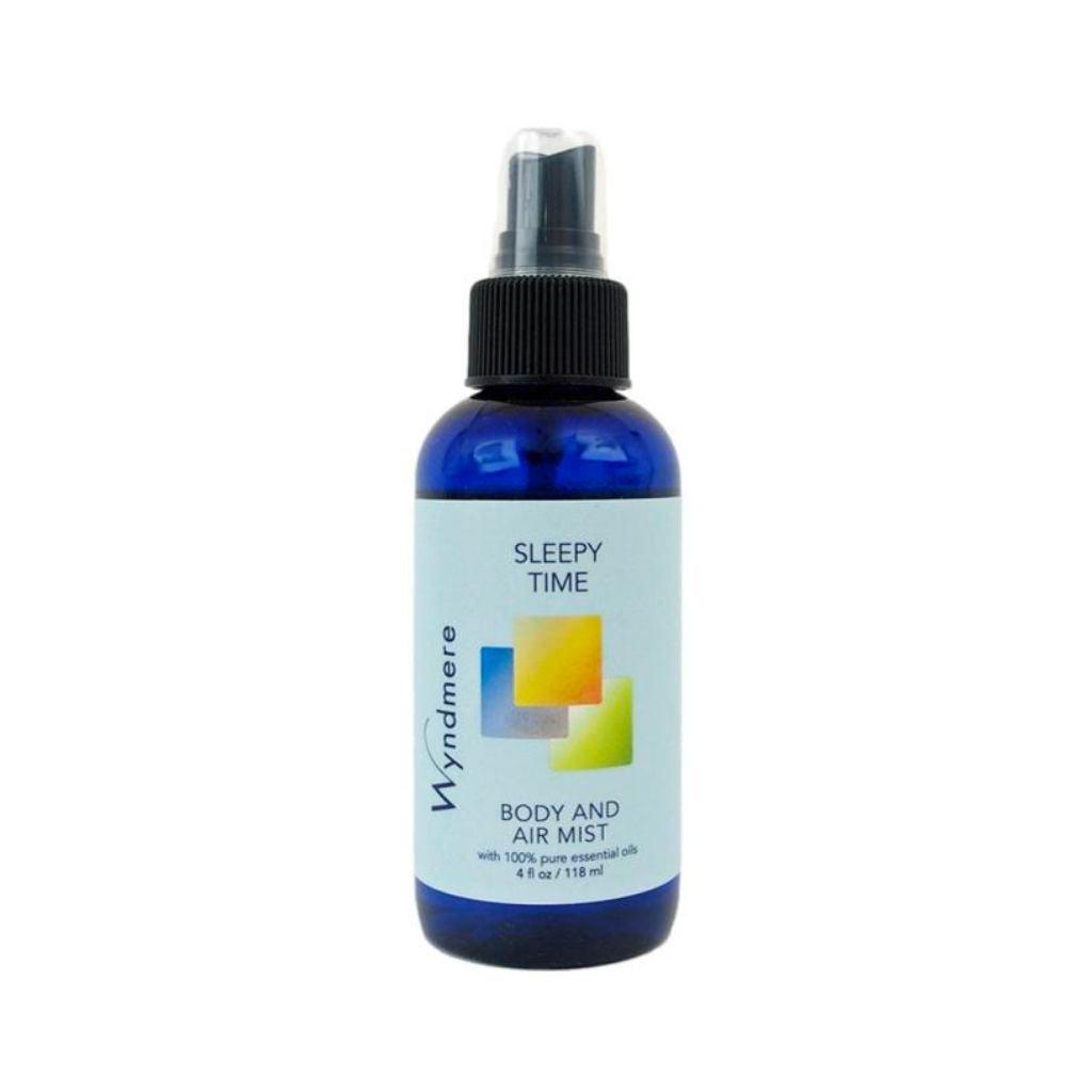 Wyndmere Sleepy Time Body & Air Mist in a 4oz blue bottle