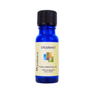 Spearmint - 10ml cobalt blue bottle of Wyndmere Spearmint Essential Oil that has a sweet, minty aroma