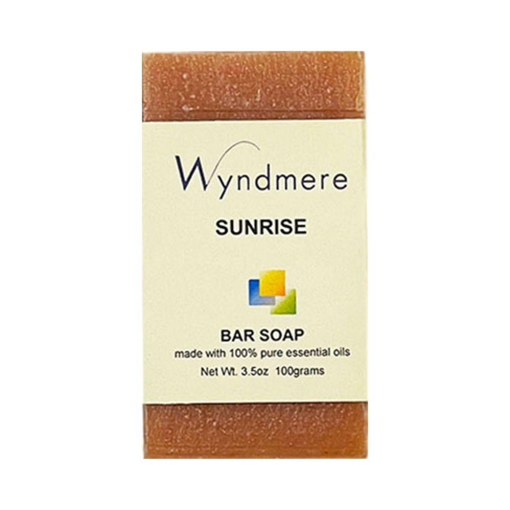 A lively and energizing artisan bar of Sunrise soap