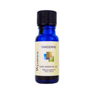 Tangerine - 10ml cobalt blue bottle of Wyndmere Tangerine Essential Oil that has a sweet, floral, citrusy scent